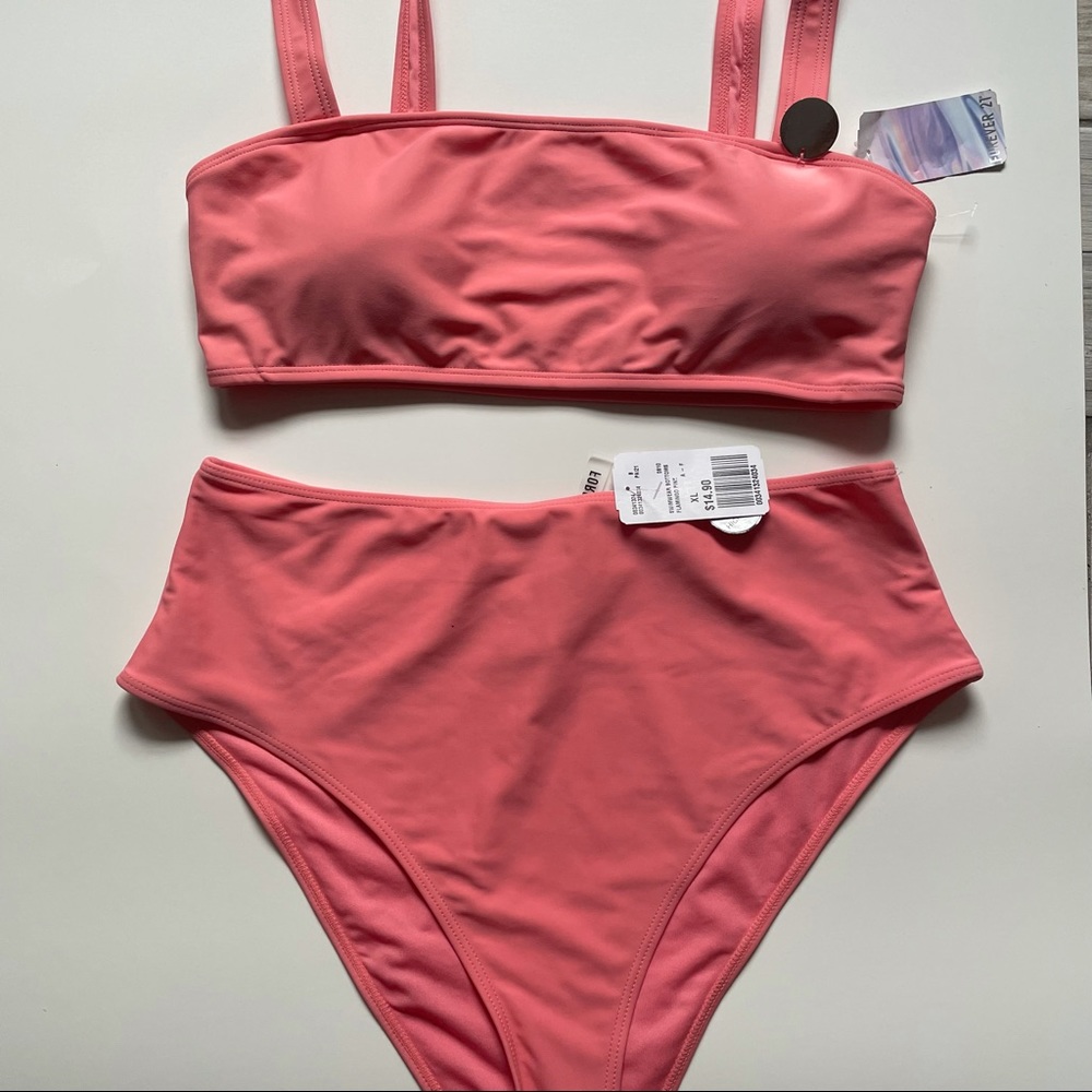 🆕 Two piece high waist Swimsuit, Top L, Bottom XL